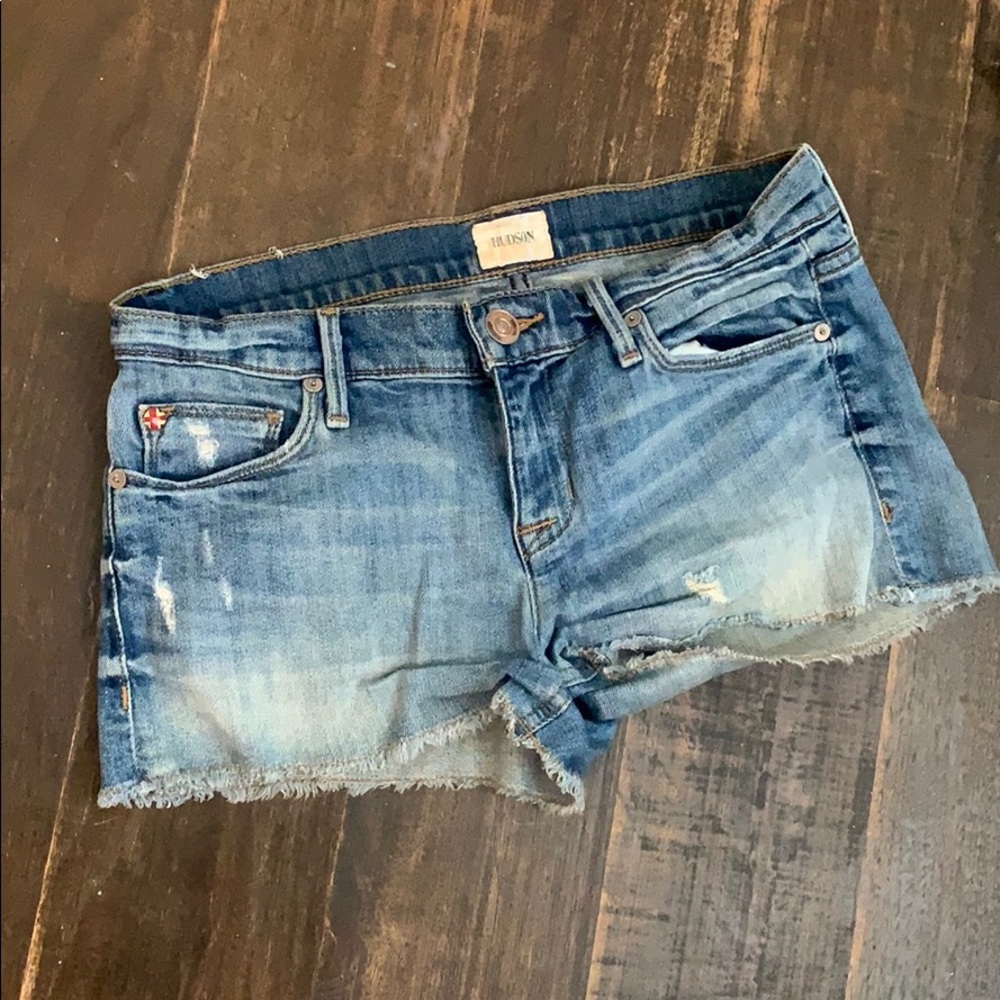 Size 25 Hudson Soft Jean Shorts